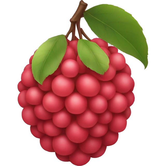 litchi fruit emoji