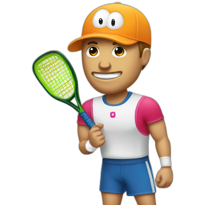 mr beast logo and pickleball emoji
