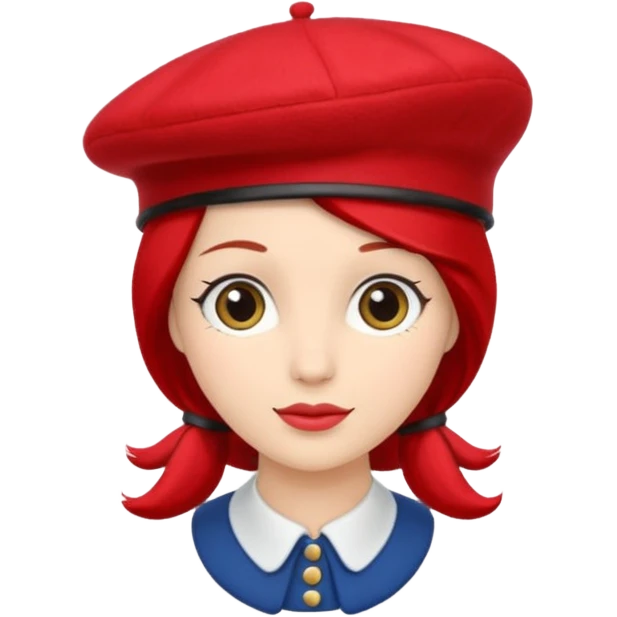 Red french baret hat *only hat* emoji