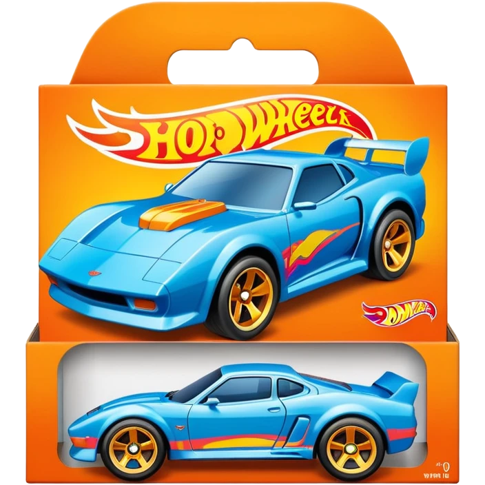 Упаковка от HotWheels emoji