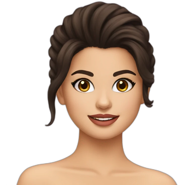 Selena Gomez say hi emoji