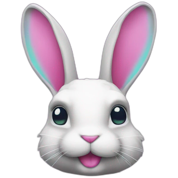 vaporwave rabbit emoji