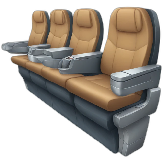 Airplane seat emoji
