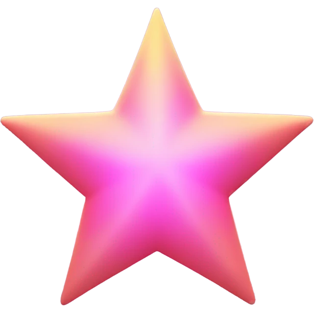 Pink star emoji