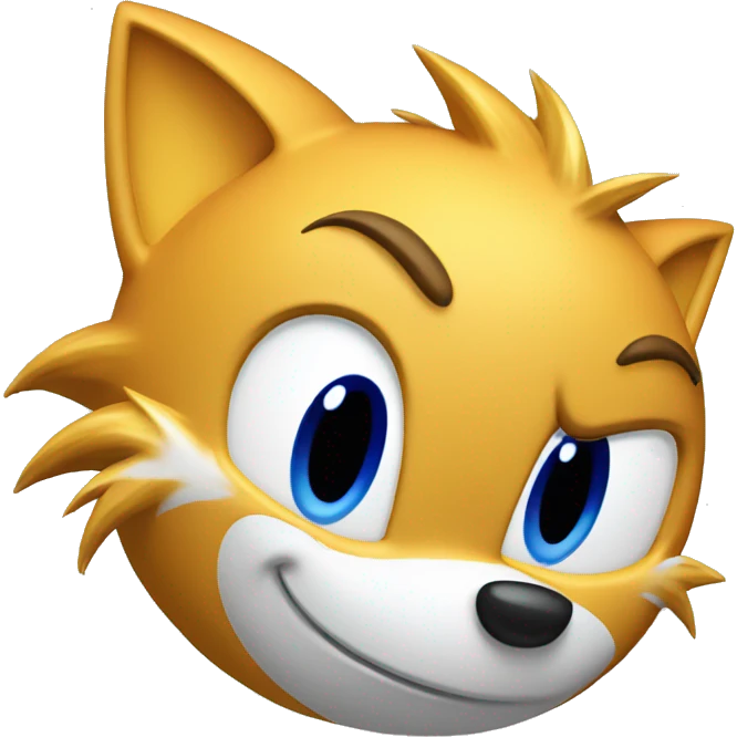 Tails sonic head emoji