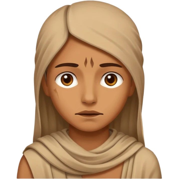 person living in desert just face emoji