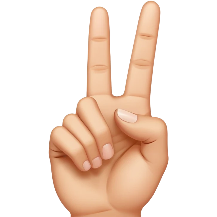 Middle finger emoji