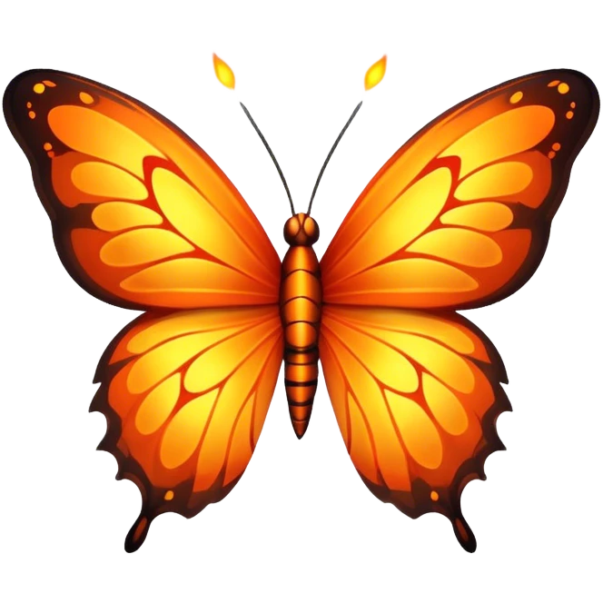 fire butterfly  emoji