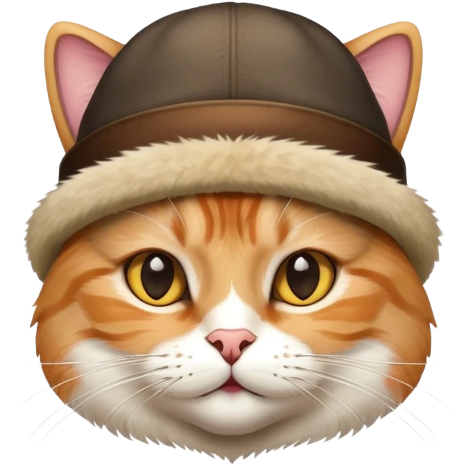 Cat wearing a hat  emoji