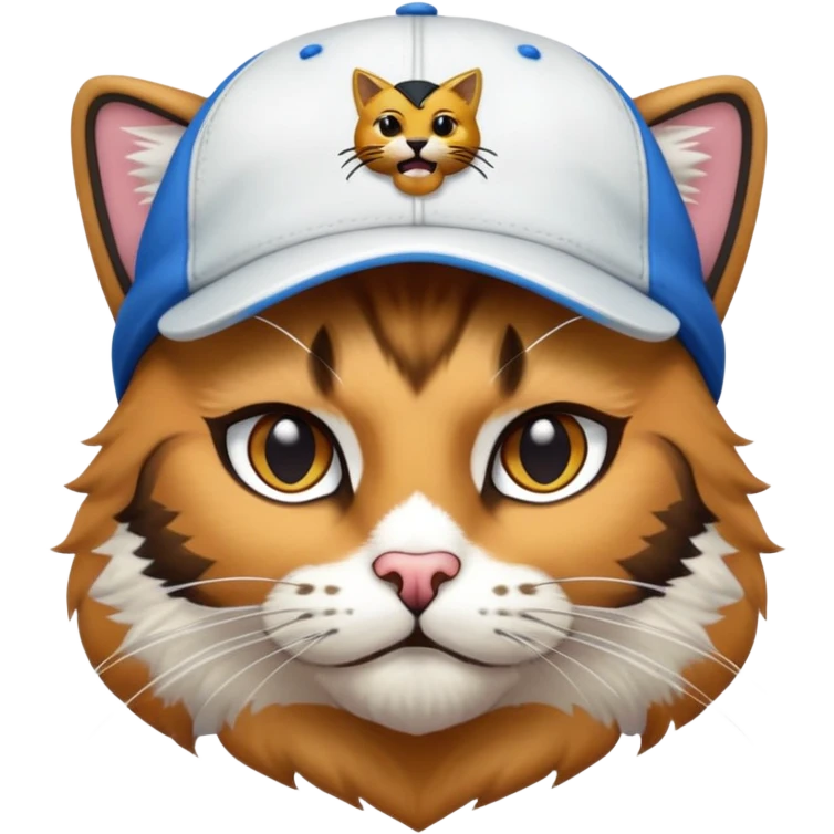 Razor Ramon from Sega WWF Mania video game pinning down a cat wearing a cap emoji