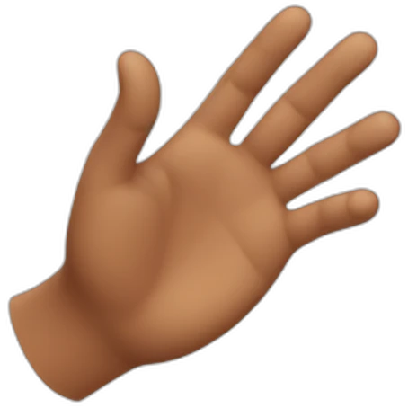 heart with hand pose emoji