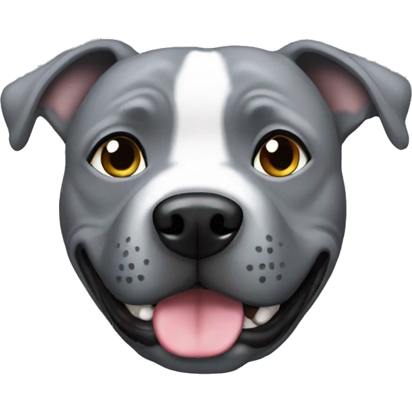 Grey staffie  emoji