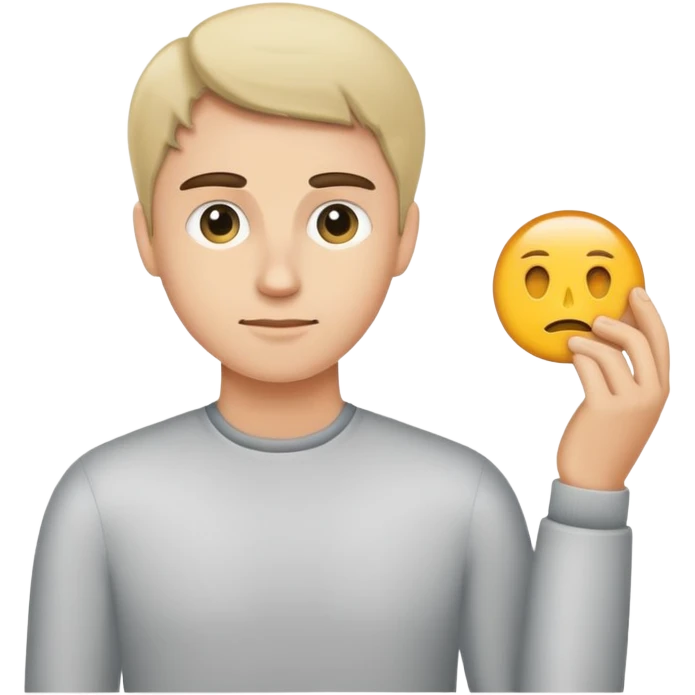 Person choosing themself emoji