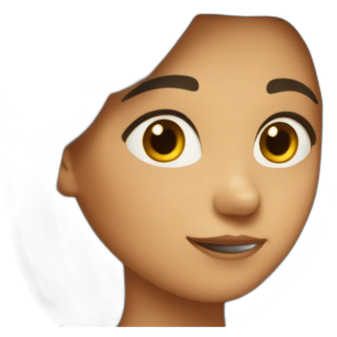 Sourir fille emoji