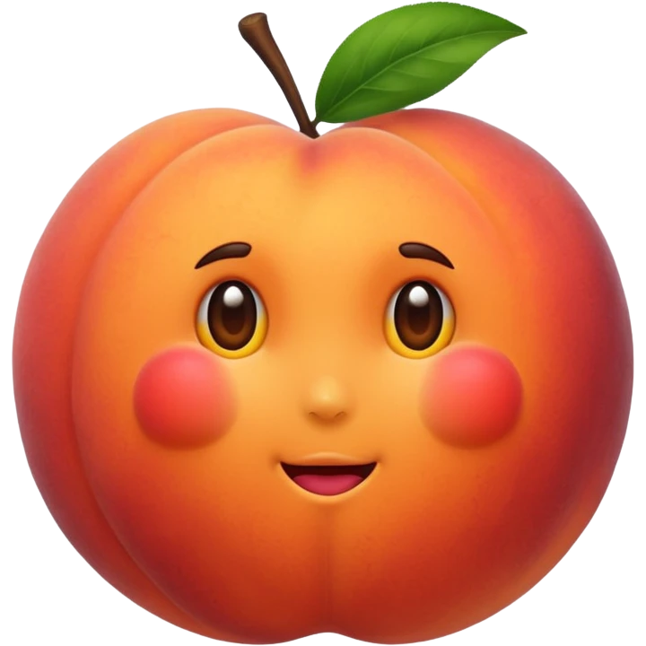 Peach emoji