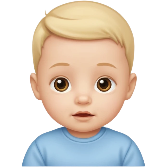 baby unique looking emoji