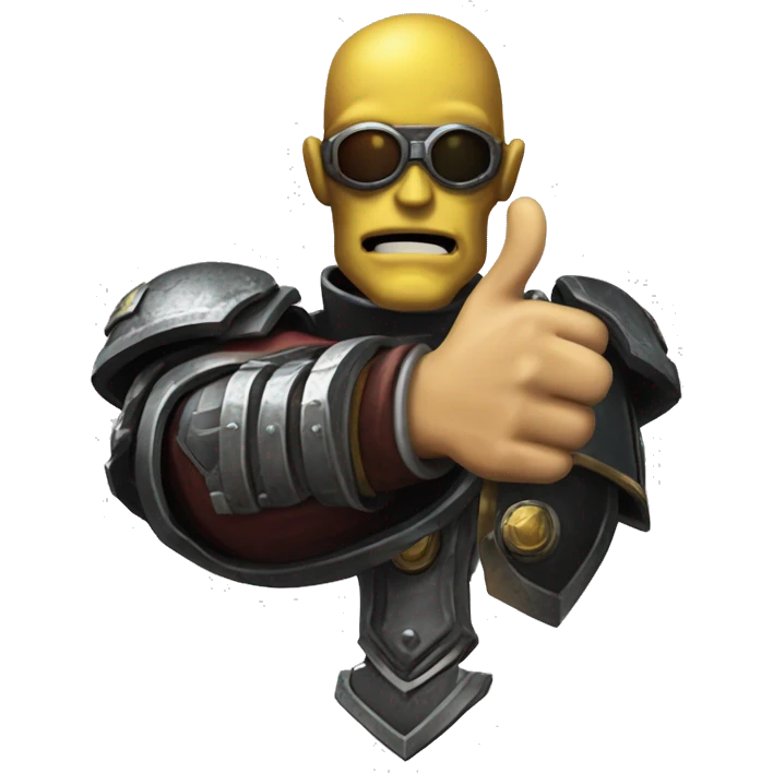 warhammer 40k thumbs up hand only emoji