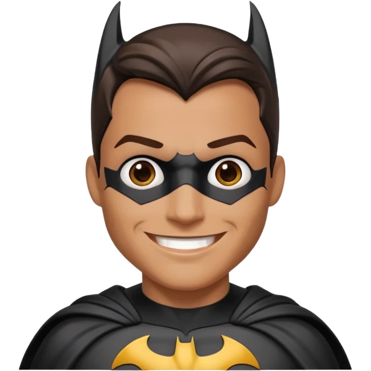 Smiling batman emoji