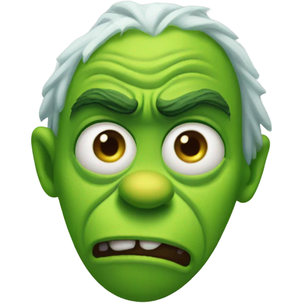 knee surgery grinch  emoji