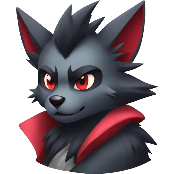 Cool Edgy Zorua-Zoroark-Mightyena emoji