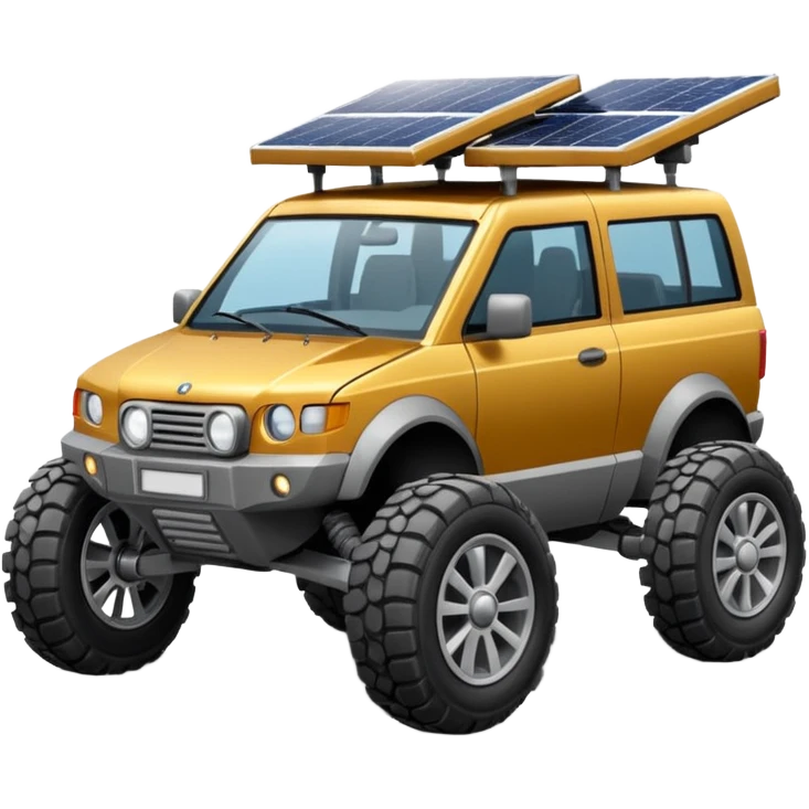 Sojourner – small, boxy rover with 6 wheels emoji