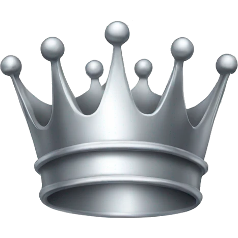 SILVER CROWN emoji