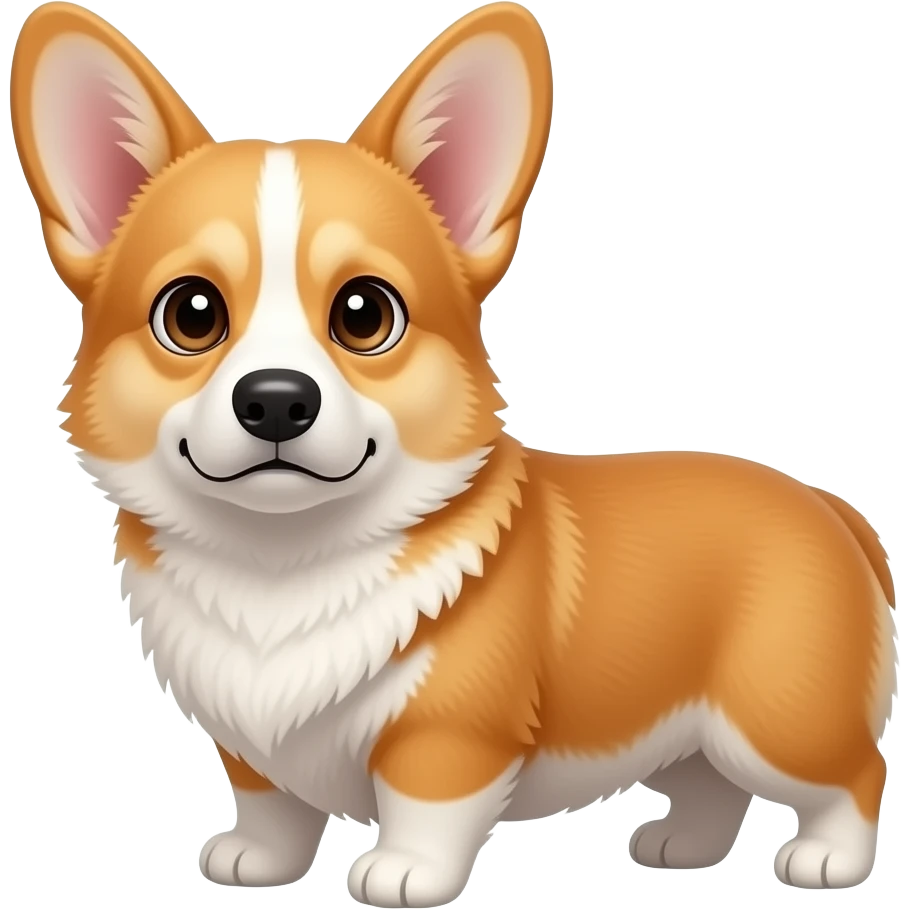 Corgi with guilt emoji