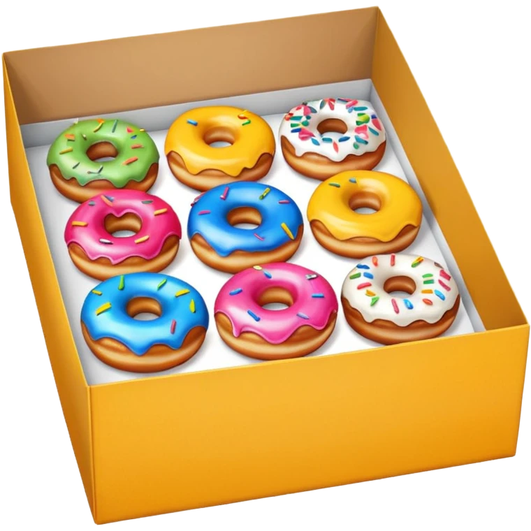 Box of donuts emoji