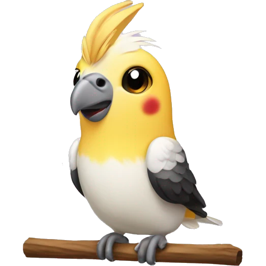 cockatiel coffee emoji