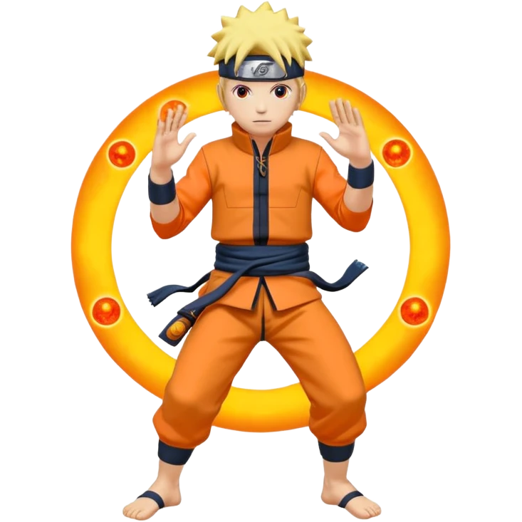 Naruto on pose kurama full emoji