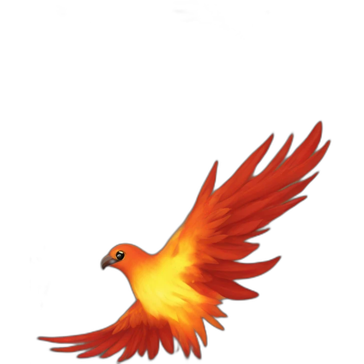 Fire bird emoji