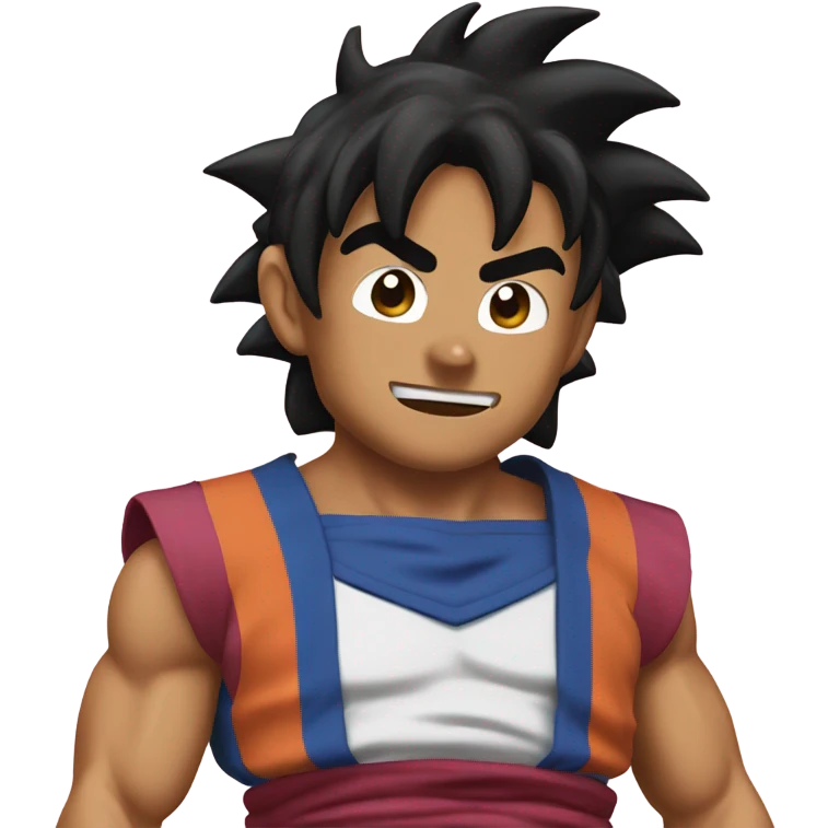 A neapolitan goku  emoji
