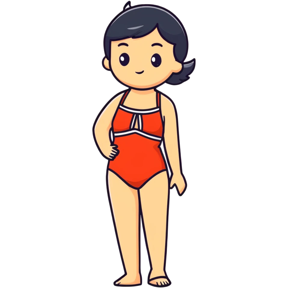 lady with bathing suit  emoji