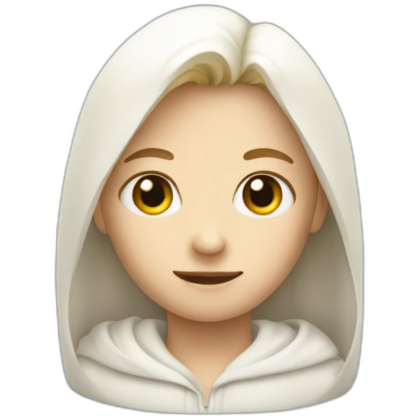 cute white arrow down emoji