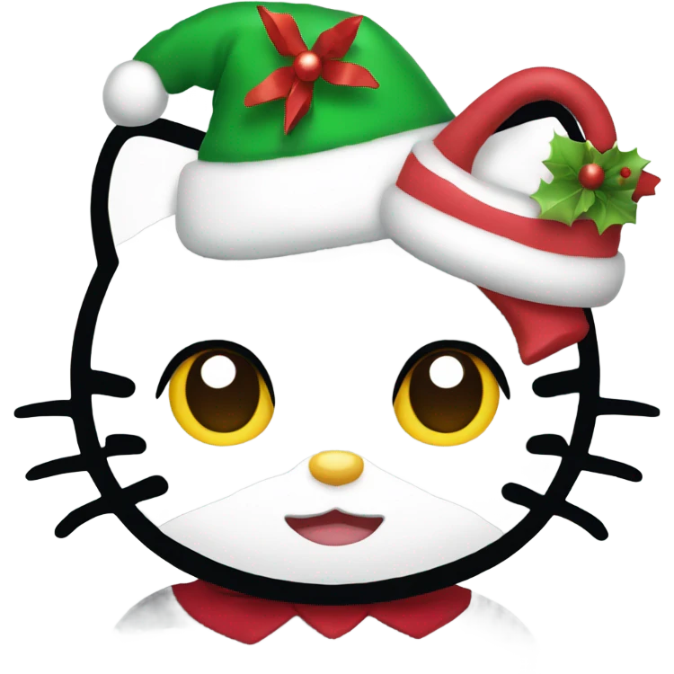 Christmas hello kitty  emoji