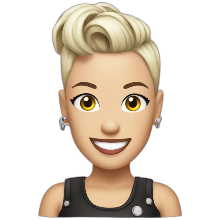 P!nk do à rock sign emoji