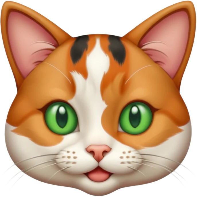 Goofy cat emoji