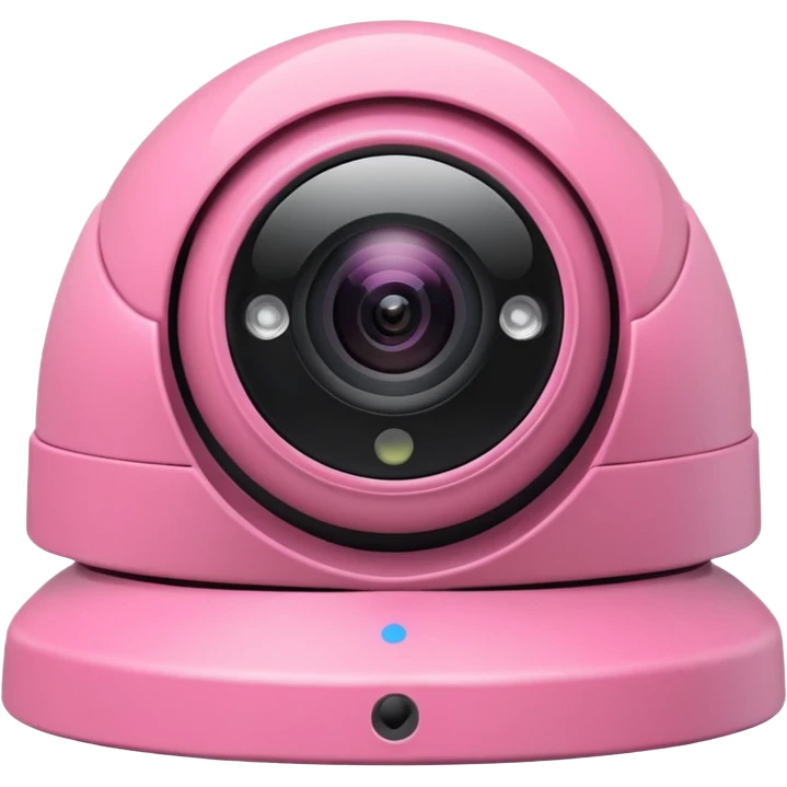 Security Camera pink  emoji
