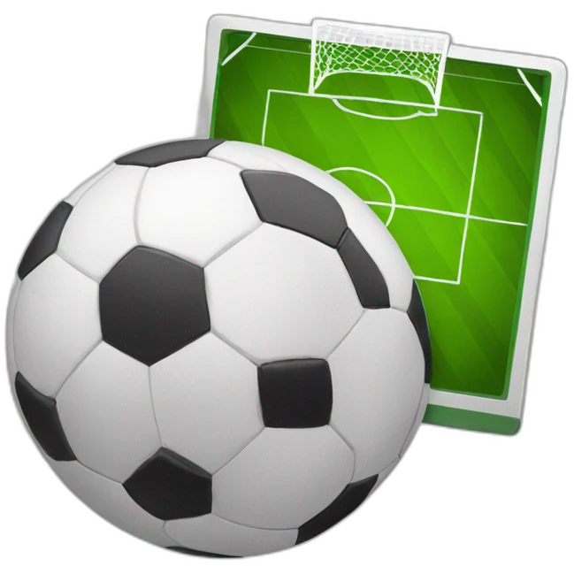 iPhone and soccer ball emoji