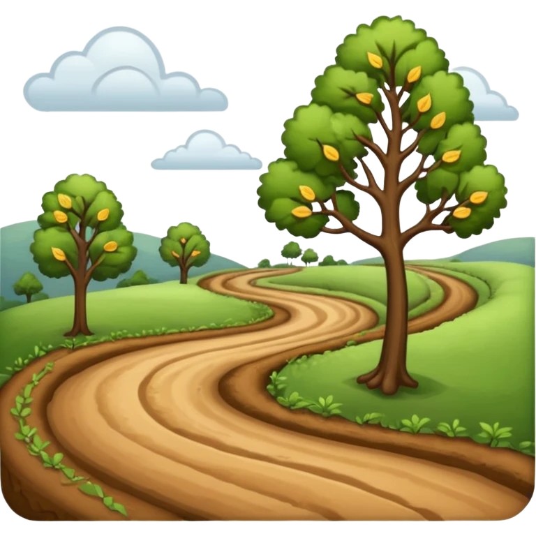 country road emoji