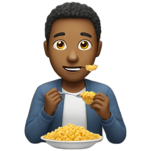 person eating emoji