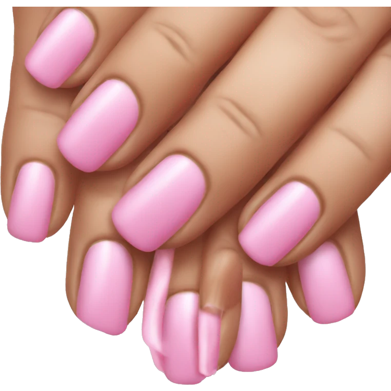 Pink nails emoji