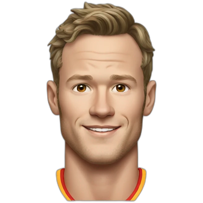 Jonathan Toews as rainbow beach bum emoji