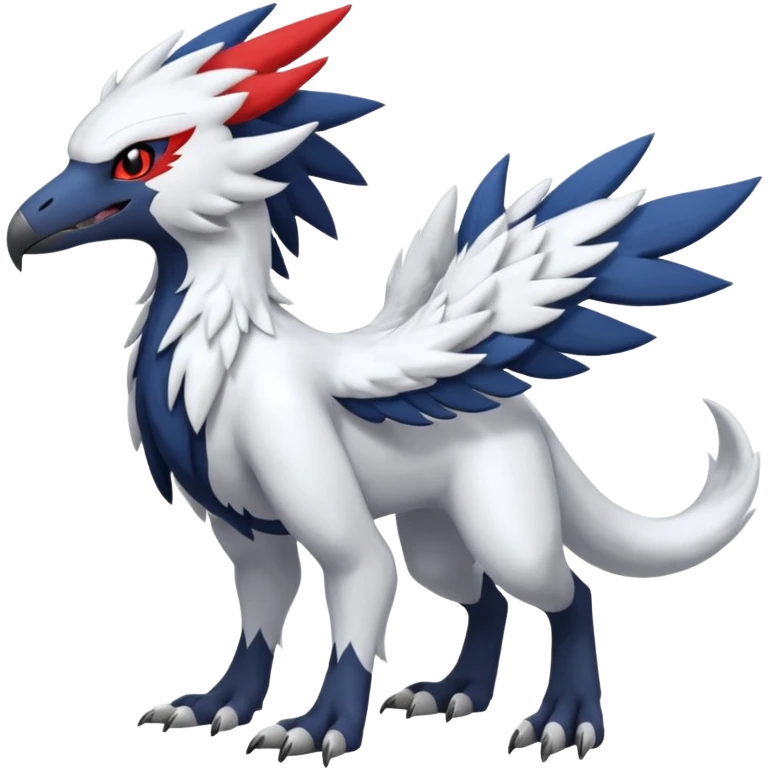 Nargacuga-Absol-Sergal-Silvally-Latios-fusion, full body  emoji