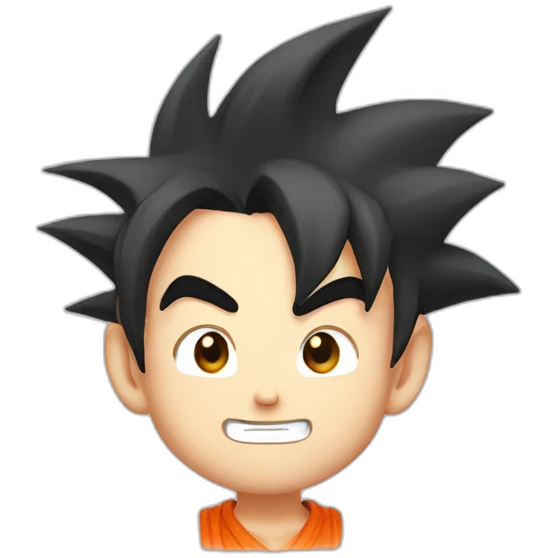 goku very cute emoji