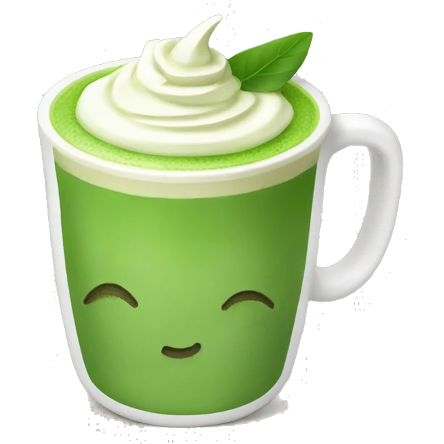 Matcha latte  emoji
