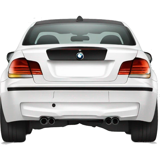BMW e82 white emoji