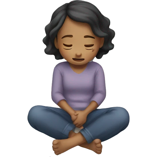 Niña durmiendo  emoji