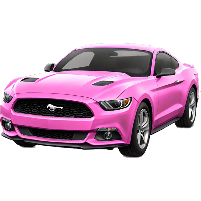Pink mustang GT emoji