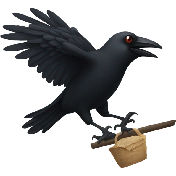 Murder of crows emoji